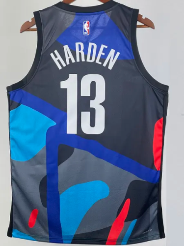 22-23 Nets DURANT #7 Black Top Quality Hot Pressing NBA Jersey