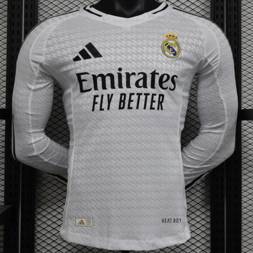 24-25 Real Madrid Home Player Version Soccer Jersey