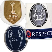 2017-2018 Real Madrid Third Long Sleeve Player Version Retro Soccer Jersey