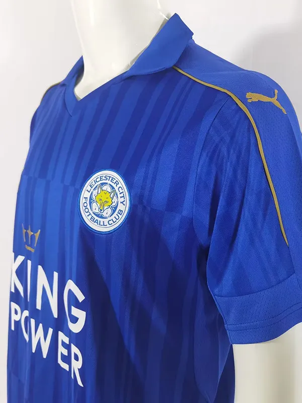 2016-2017 Leicester City Home Retro Soccer Jersey