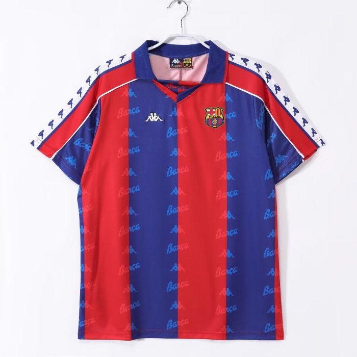 1992-1995 Barcelona Home Retro Soccer Jersey
