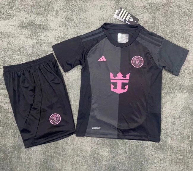 25-26 Inter Miami Away Kids Soccer Jersey