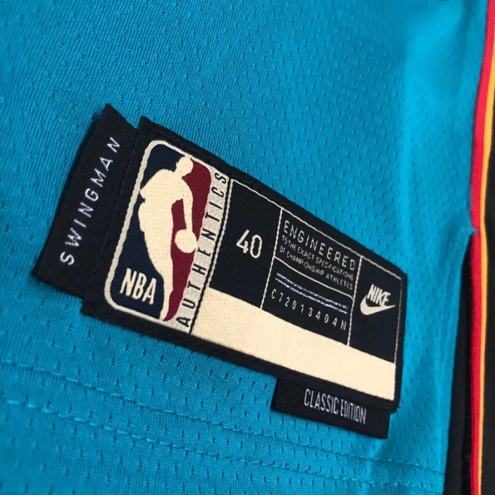 22-23 Pistons CUNNINGHAM #2 Light blue Top Quality Hot Pressing NBA Jersey (Retro Logo)