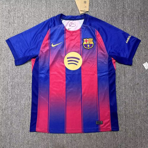 25-26 Barcelona Home Fans Soccer Jersey