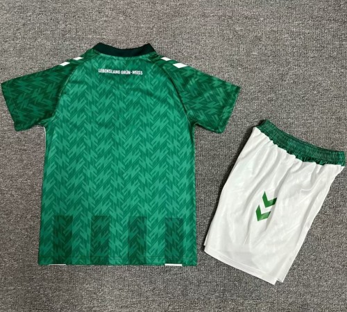 24-25 Werder Bremen Home Kids Soccer Jersey