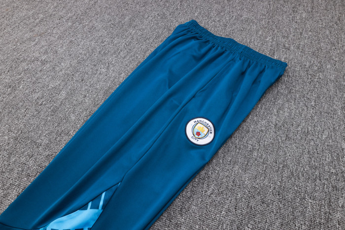 23-24 Manchester City High Quality Half Pull Tracksuit