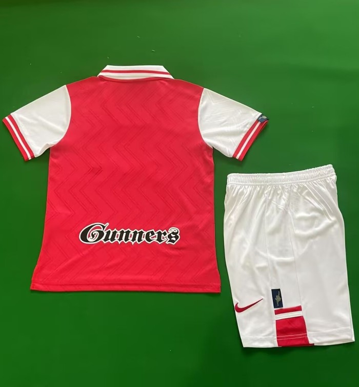 1996-1997 Arsenal Home Retro Kids Soccer Jersey