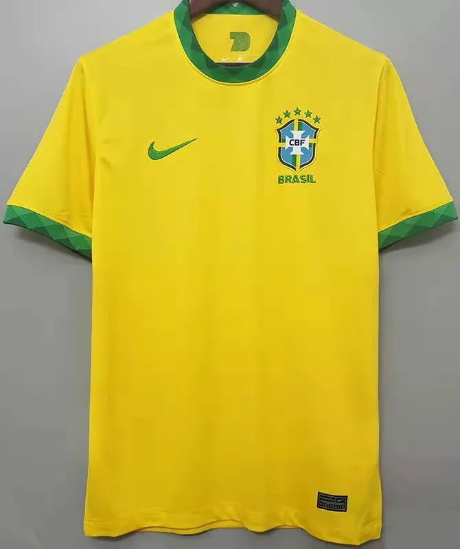 20-21 Brazil Home Fans Soccer Jersey