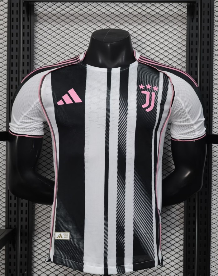25-26 Juventus Home Player Version Soccer Jersey