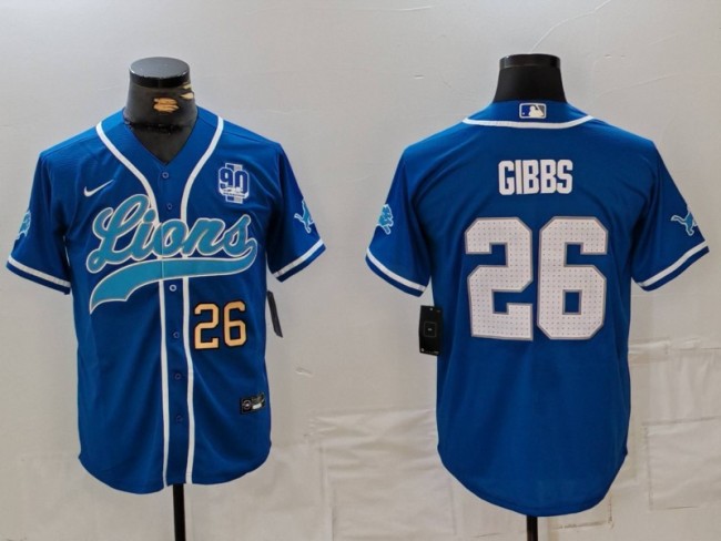 2024 MLB Detroit Lions New Pattern Jersey