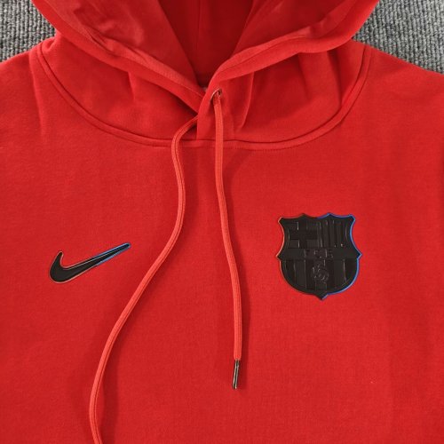 2024 Barcelona Red Fleece Hoodie