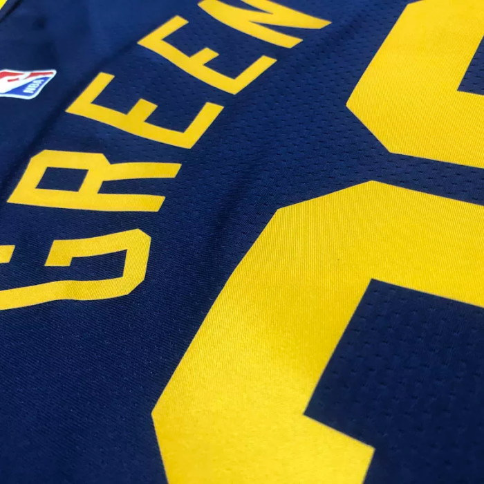 22-23 WARRIORS GREEN #23 Royal blue Top Quality Hot Pressing NBA Jersey (Trapeze Edition)