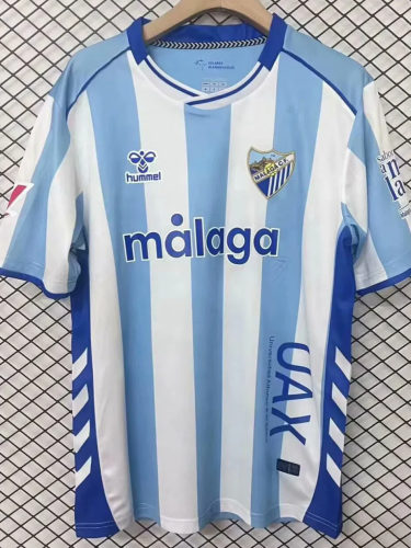 25-26 Málaga Home Fans Soccer Jersey