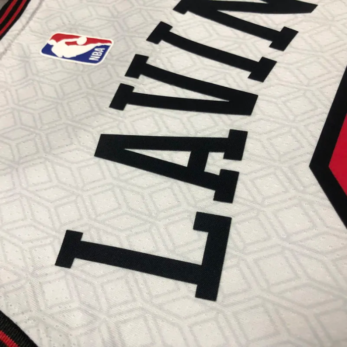 22-23 Bulls LAVINE #8 White City Edition Top Quality Hot Pressing NBA Jersey