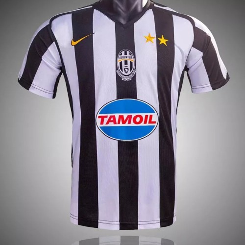 2005-2006 Juventus Home Retro Soccer Jersey