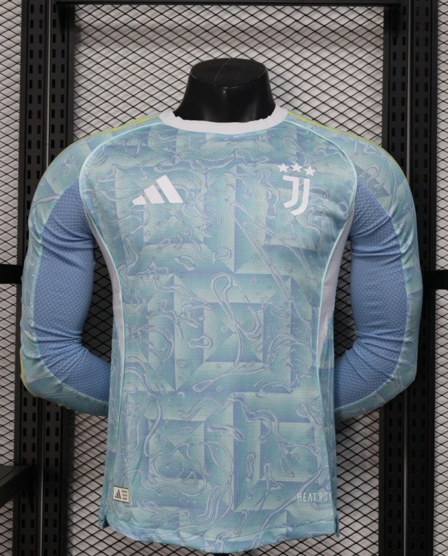 25-26 Juventus Away Long sleeves Player Version Soccer Jersey