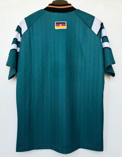 1996 Germany Away White Retro Soccer Jersey