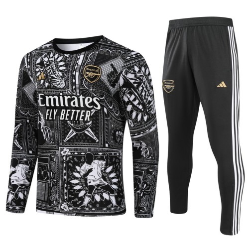 23-24 Arsenal High Quality Half Pull Tracksuit