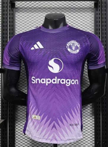 25-26 Manchester United Purple Special Edition Player Version Soccer Jersey