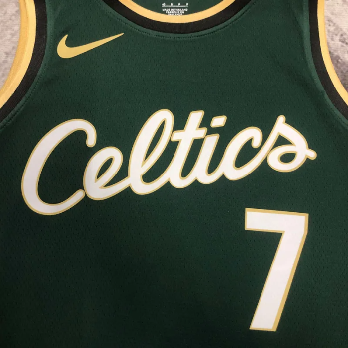 22-23 Celtics BROWN #7 Green City Edition Top Quality Hot Pressing NBA Jersey
