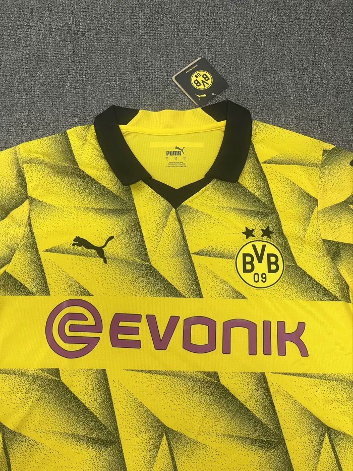 23-24 Dortmund Third Fans UCL Version(NO DORTMUND) Fans Soccer Jersey