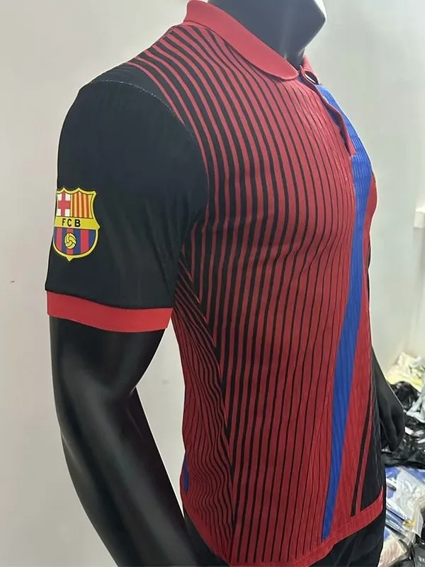 25-26 Barcelona Red Blue Special Edition Player Version Training Shirts