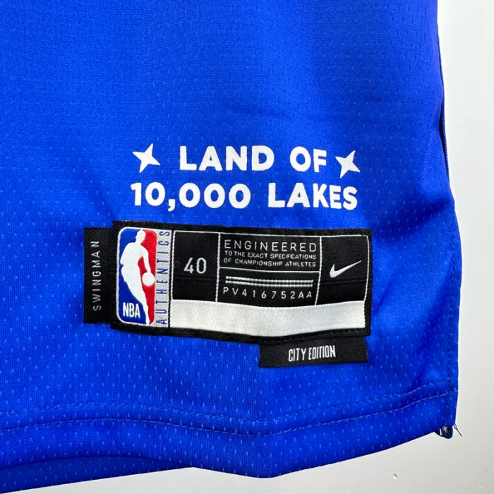 23-24 Timberwolves ROSE #25 Blue City Edition Top Quality Hot Pressing NBA Jersey