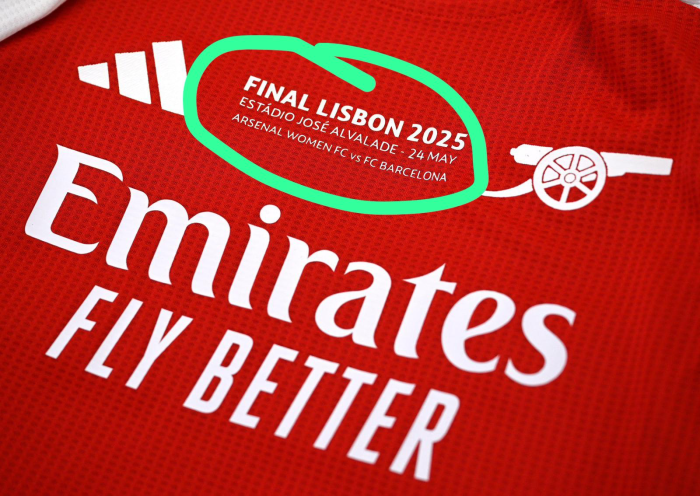 24-25 Arsenal Home Fans Soccer Jersey