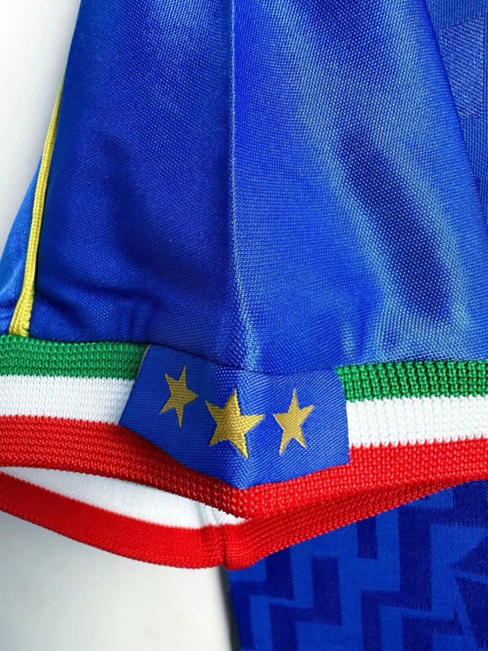 1995 Italy Home Retro Soccer Jersey