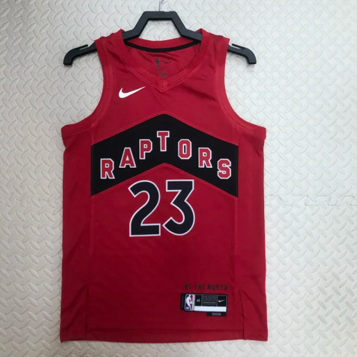 22-23 Raptors VANVLEET #23 Red Top Quality Hot Pressing NBA Jersey