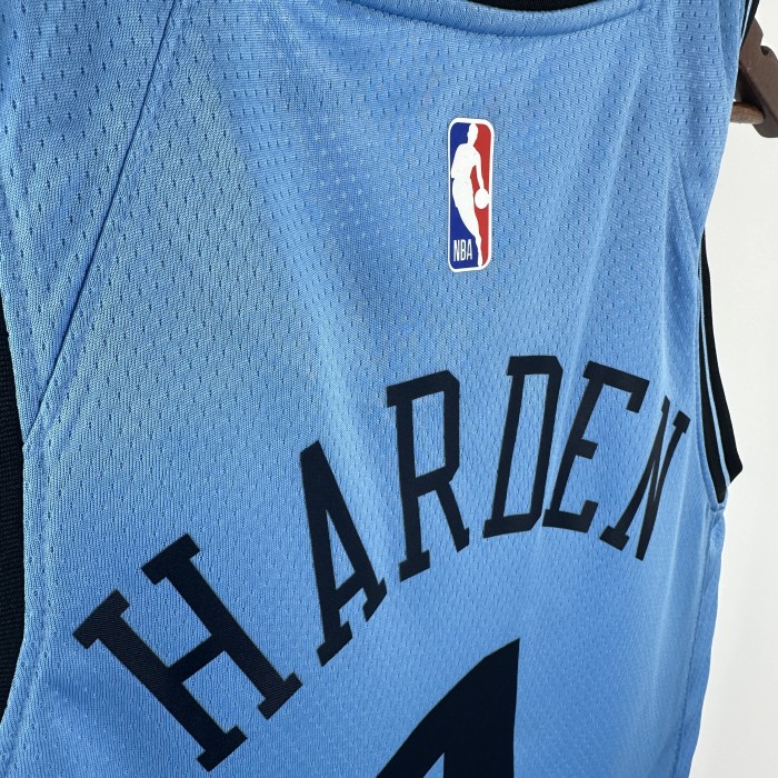 24-25 Clippers HARDEN #1 Blue City Edition Top Quality Hot Pressing NBA Jersey