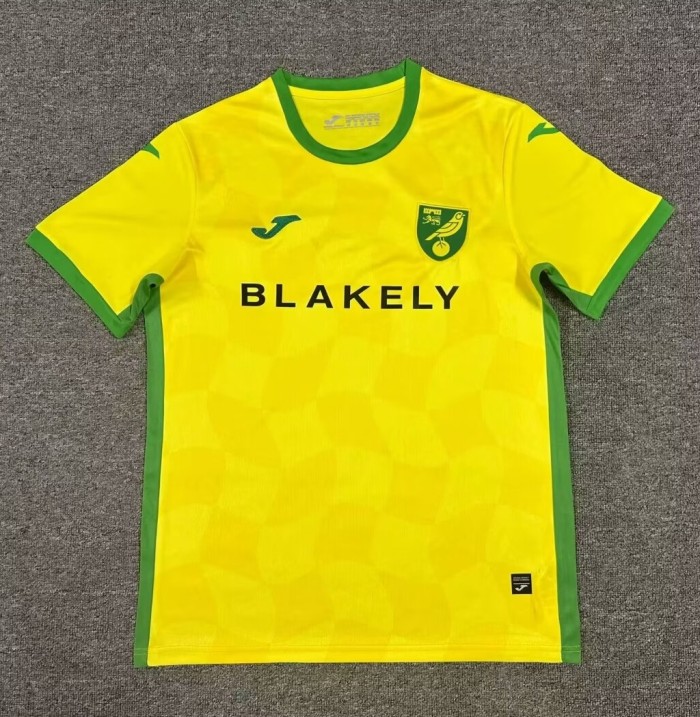 24-25 Norwich City Home Fans Soccer Jersey