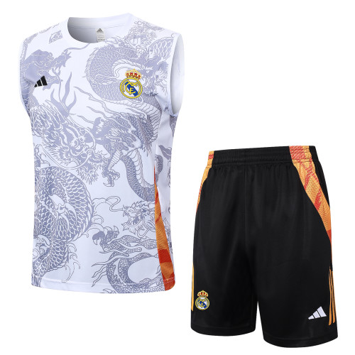 24-25 Real Madrid High Quality Tank Top And Shorts Suit
