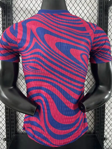 25-26 Barcelona Red Blue Special Edition Player Version Training Shirts