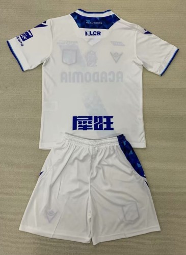 24-25 AJ Auxerre Home Kids Soccer Jersey