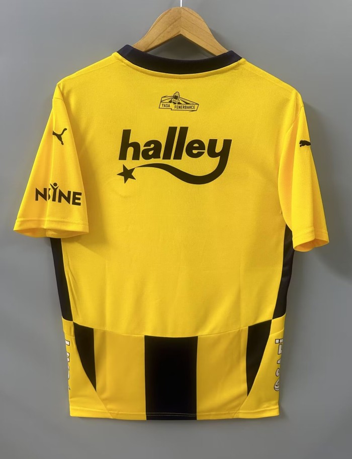 24-25 Fenerbahce Home Fans Soccer Jerse全广告版本