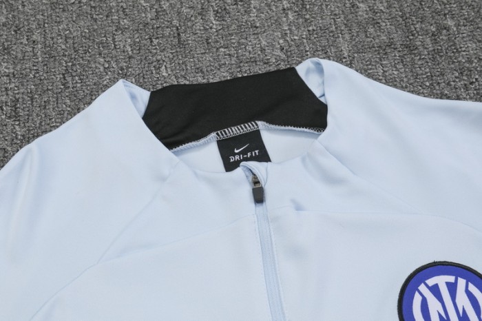 23-24 Inter Milan High Quality Half Pull Tracksuit