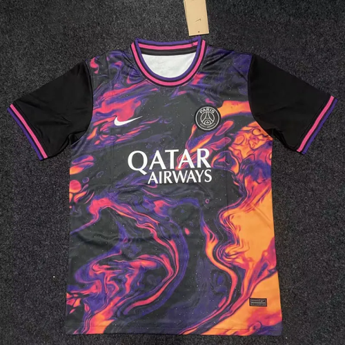 2024 Paris Saint-Germain Joint Special Edition Purple Black Training Shirts