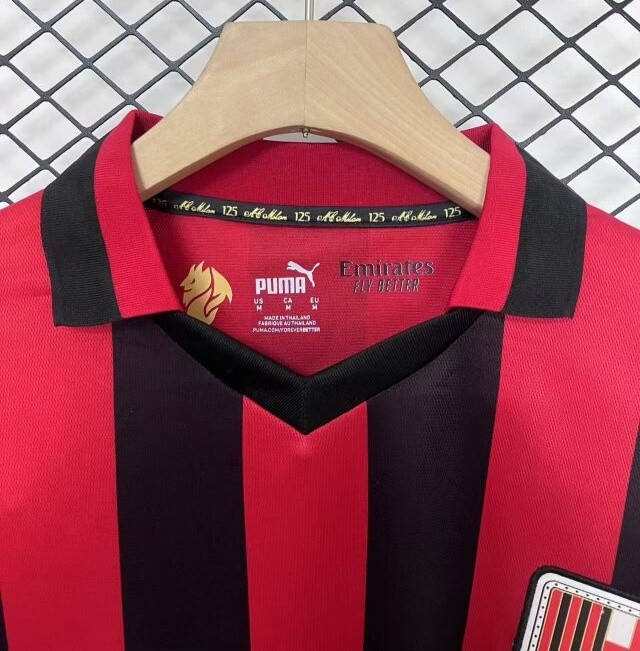 24-25 AC Milan 125th anniversary  long sleeves Soccer jersey