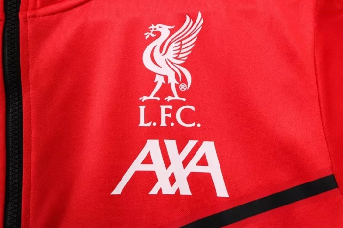 22-23 Liverpool Red Hoodie Jacket Tracksuit#F383