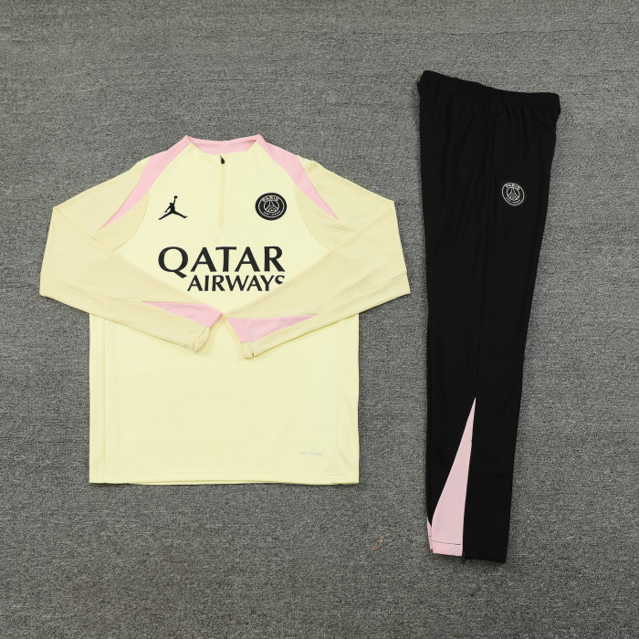 24-25 Paris Saint-Germain High Quality Half Pull Tracksuit