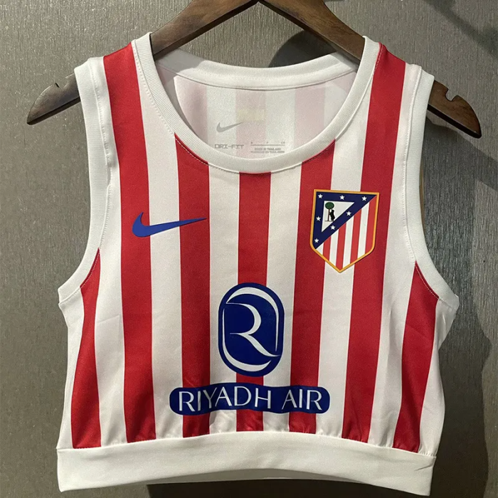 25-26 Atlético Madrid Home Women Yoga Vest (女)