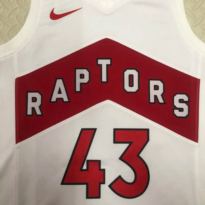 22-23 Raptors SIAKAM #43 White Top Quality Hot Pressing NBA Jersey