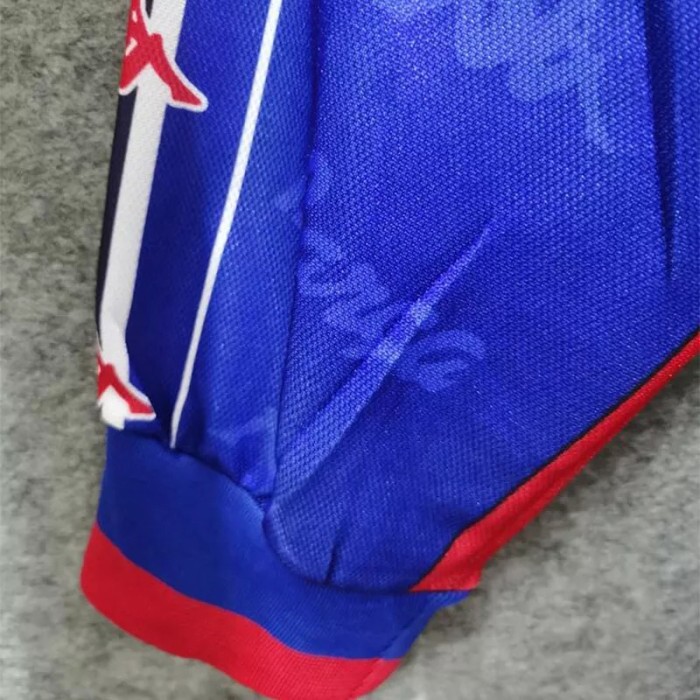 1996-1997 Barcelona Home Long Sleeve Retro Soccer Jersey