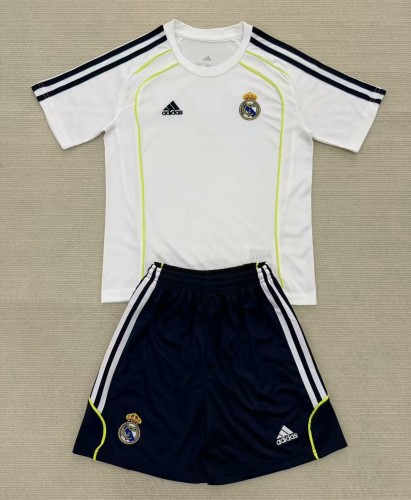 25-26 Real Madrid Training Shirts Kids Soccer Jersey