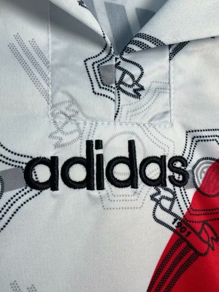 1996-1997 River Plate Home Retro Soccer Jersey