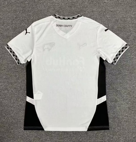 24-25 Derby County Home Fans Soccer Jersey
