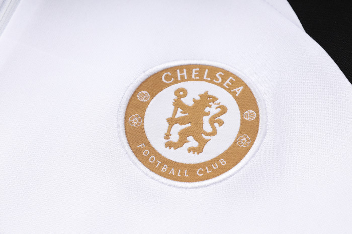 23-24 Chelsea High Quality Half Pull Tracksuit