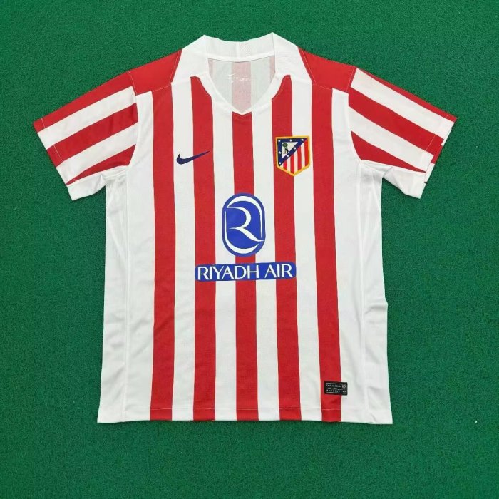 25-26 Atlético Madrid Home Fans Soccer Jersey