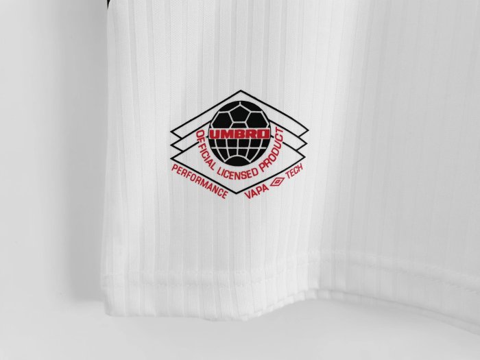 1998 England Home Retro Soccer Jersey